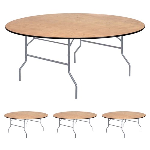 Wood folding table - wood, 5ft